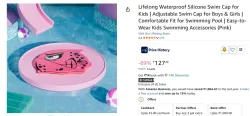 Lifelong Waterproof Silicone Swim Cap
