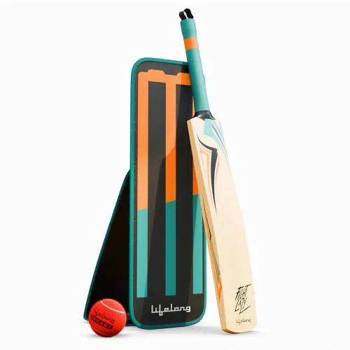 Image of Lifelong Wooden Gully Cricket Bat Set for Kids
