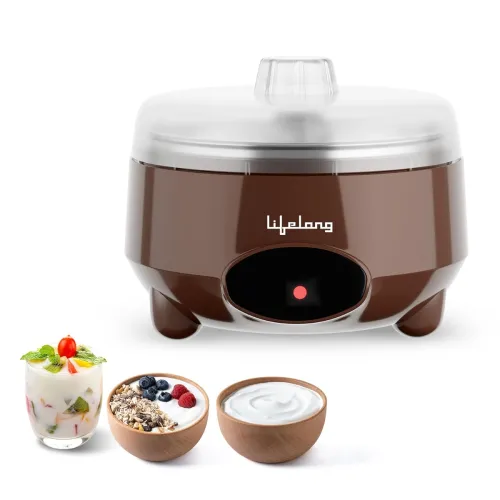 Image of Lifelong Yogurt & Curd Maker for Home | Automatic Curd Maker with Auto Temperature Regulation