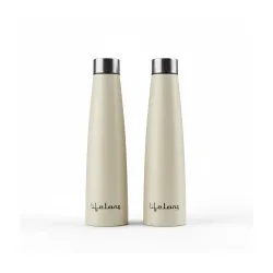 Lifelong 900ml Stainless Steel Water Bottle Pack of 2 