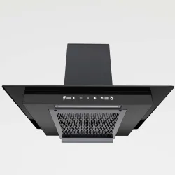 Lifelong LLLACC0290 Auto Clean Touch+ Motion Sensor Control 90 cm Wall Mounted Black 1200 CMH Chimney