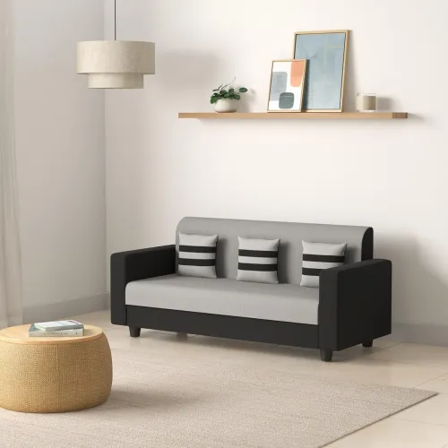 Image of Lifestylia 3 Seater Fabric Sofa Set for Living Roo