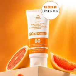 light up Sunscreen Gold Standard Vitamin C + 1% Ceramide Complex Sunscreen, SPF (50 g)