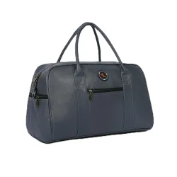 Ligo PU Duffle Bag | Duffel Bag for Travel | Duffel Luggage Bag for Travel 45 Liter (Grey)
