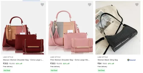 Image of Like Style Sling Bags At Starting ₹84