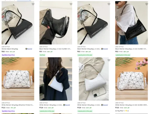 Image of Like Style Sling Bags @ Up to 91% Discount | Start ₹89