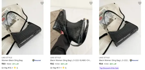 Image of Like Style Sling Bags Starting @ ₹80