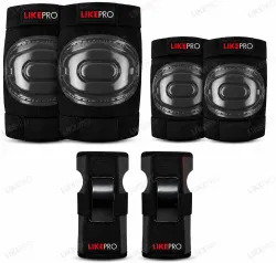 LIKEPRO Kids Skating Protective Set (Ages 3-5-8-14 Yrs) With Skipping Rope Skating Guard Combo