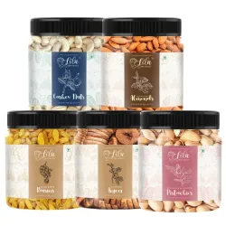   Lila Dry Fruits 5-in-1 Combo Pack (500g)