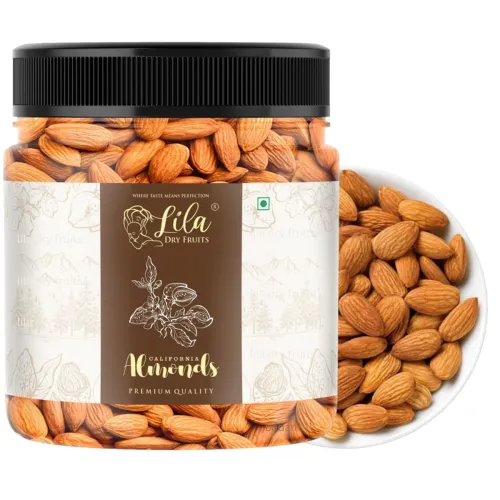 Image of LILA DRY FRUITS California Almonds 250Gms 