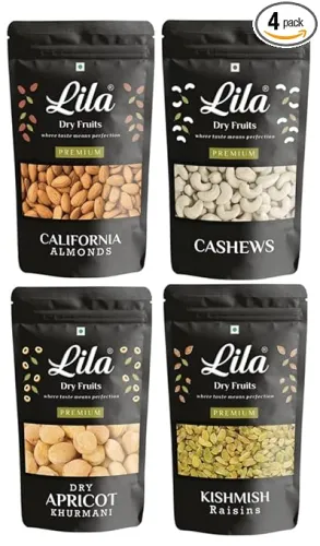 Image of LILA DRY FRUITS Combo (200 Gms x 4)