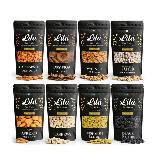 Image of LILA DRY FRUITS Combo Pack 8 in 1 (100 g x 8 Each)