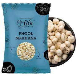 LILA DRY FRUITS Makhana 200 gm Makhna