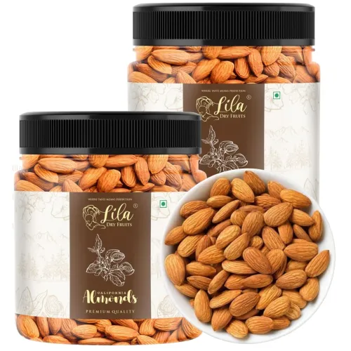 Image of LILA DRY FRUITS California Almonds 500 Gms X 2 Each