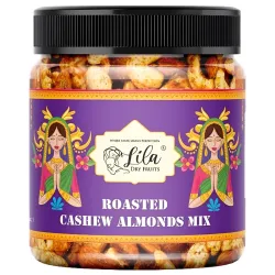 LILA DRY FRUITS Roasted Kaju Badam Mix 500g