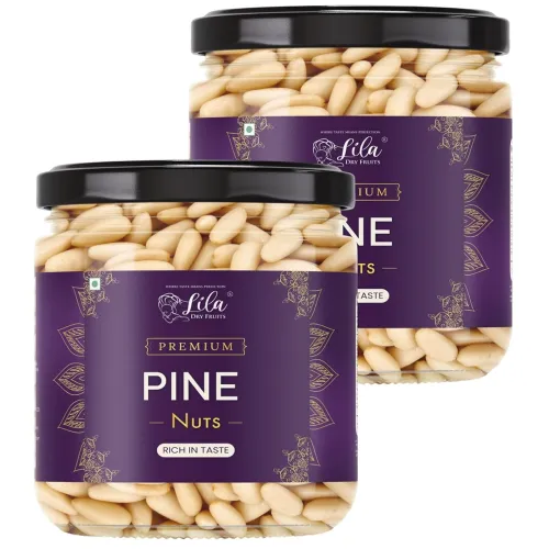 Image of LILA DRY FRUITS Pine Nuts without Shell 100 g (50g x 2) 