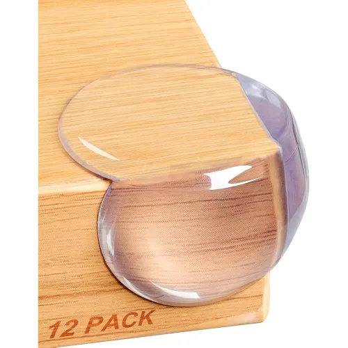 Image of LILBEE Baby Transparent PVC Corner Protector Guards Pack 12