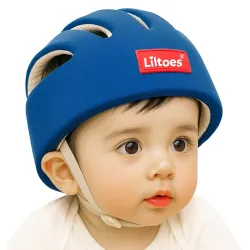 LILTOES Baby Head Protector for Safety of Kids 6M to 60 M- Baby Safety Helmet with Proper Air Ventilation & Corner Guard Protection (Royal Blue)