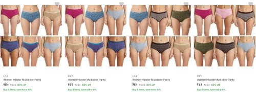 Image of Lily Womens Panties starting @ ₹54