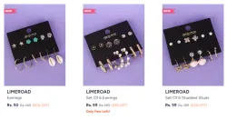 Limeroad Earrings Starting @ ₹50