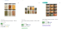 Linear Plastic Storage Box  Starting @ ₹300