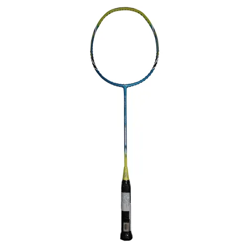 Image of Li-Ning Power 1600 G-Force Carbon Fiber Badminton Racquet, Size S2 (Blue/Lime)