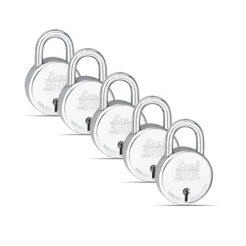 Image of Link® 65mm New Round Padlocks 5Pcs Set
