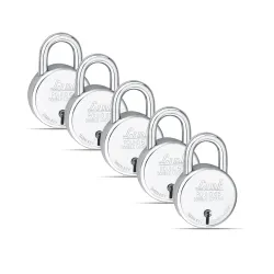 Link® 65mm New Round Padlocks 5Pcs Set