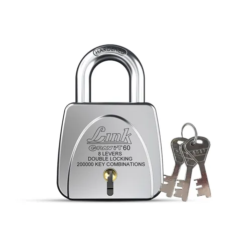 Image of Link Gravi-T 60mm Heavy Duty Padlock | 8 Levers | Lock for Home Door, Office