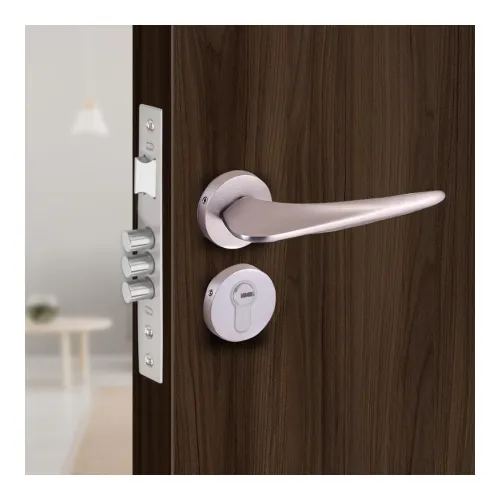 Image of Link Vertex Mortise Lock | for Main & Bathroom Door in Home / Office / Hotel | Heavy Duty Handle Set with One Side Key A