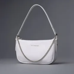 LINO PERROS Women White Shoulder Bag - Mini