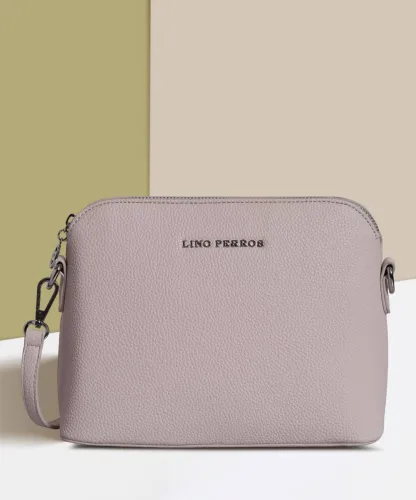 Image of LINO PERROS  Women White Sling Bag 