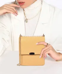 LINO PERROS Women Yellow Satchel