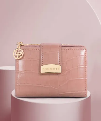 Image of LINO PERROS Women's Pink Artificial Leather Wallet
