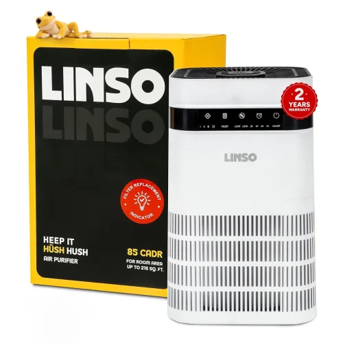 Image of LINSO HEPA H13 Air Purifier 85 m³/h CADR (Covers 216 Sq. Ft)