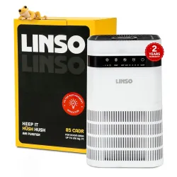 LINSO HEPA H13 Air Purifier 85 m³/h CADR (Covers 216 Sq. Ft)