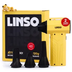 LINSO JETT Electric Air Duster 80,000 RPM BLDC Motor