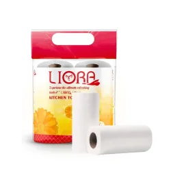 Liora 2 Ply Kitchen Tissue Paper Rolls 200 Pulls