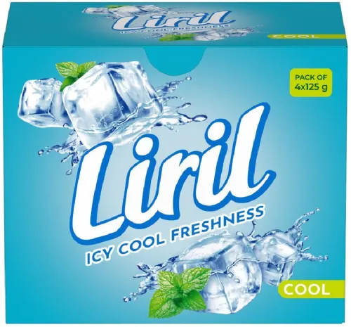 Image of Liril Cool Bathing Bar (4 x 125 g)