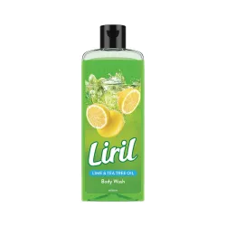 Liril Lemon & Tea Tree Body Wash 250 ml|| Refreshing Liquid Shower Gel for Bathing - For Men & Women