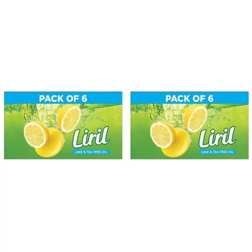 Image of Liril Lemon Tea Tree Soap Twelve-Pack