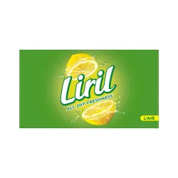 Liril Lime Bathing Bar Feel the Citrus Burst of Freshness Pack of 6 (6 x 125g)