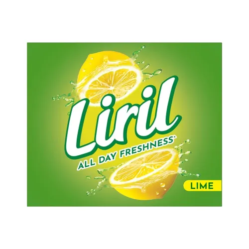 Image of Liril Lime Bathing Bar | Feel the Citrus Burst of Freshness | Pack of 4 (4 x 125g)