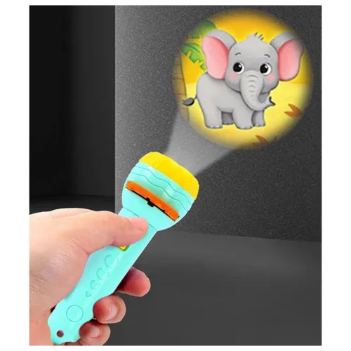 Image of LISHER 3 Slides 24Patterns Mini Projector Torch