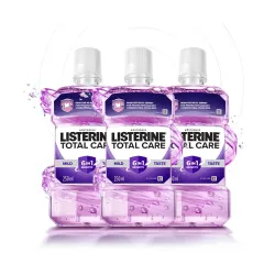 Listerine® Total care Mild Taste, 6 in 1 Benefits, 250ml Combo Pack of 3