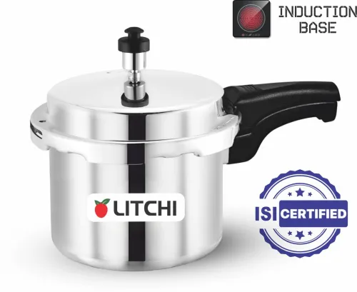 Image of Litchi Aluminium 2L Induction Bottom Pressure Cooker
