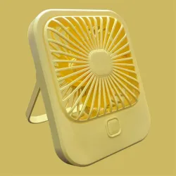 Litehom Small Desk Fan 2000mAh Rechargeable Fan Battery Powere