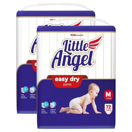 Image of Little Angel Easy Dry Diaper Pants with 12 hrs Absorption Medium