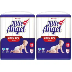 Little Angel M Baby Diaper Pants Pack 2