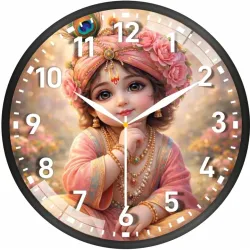 Little Krishna Wall Clock